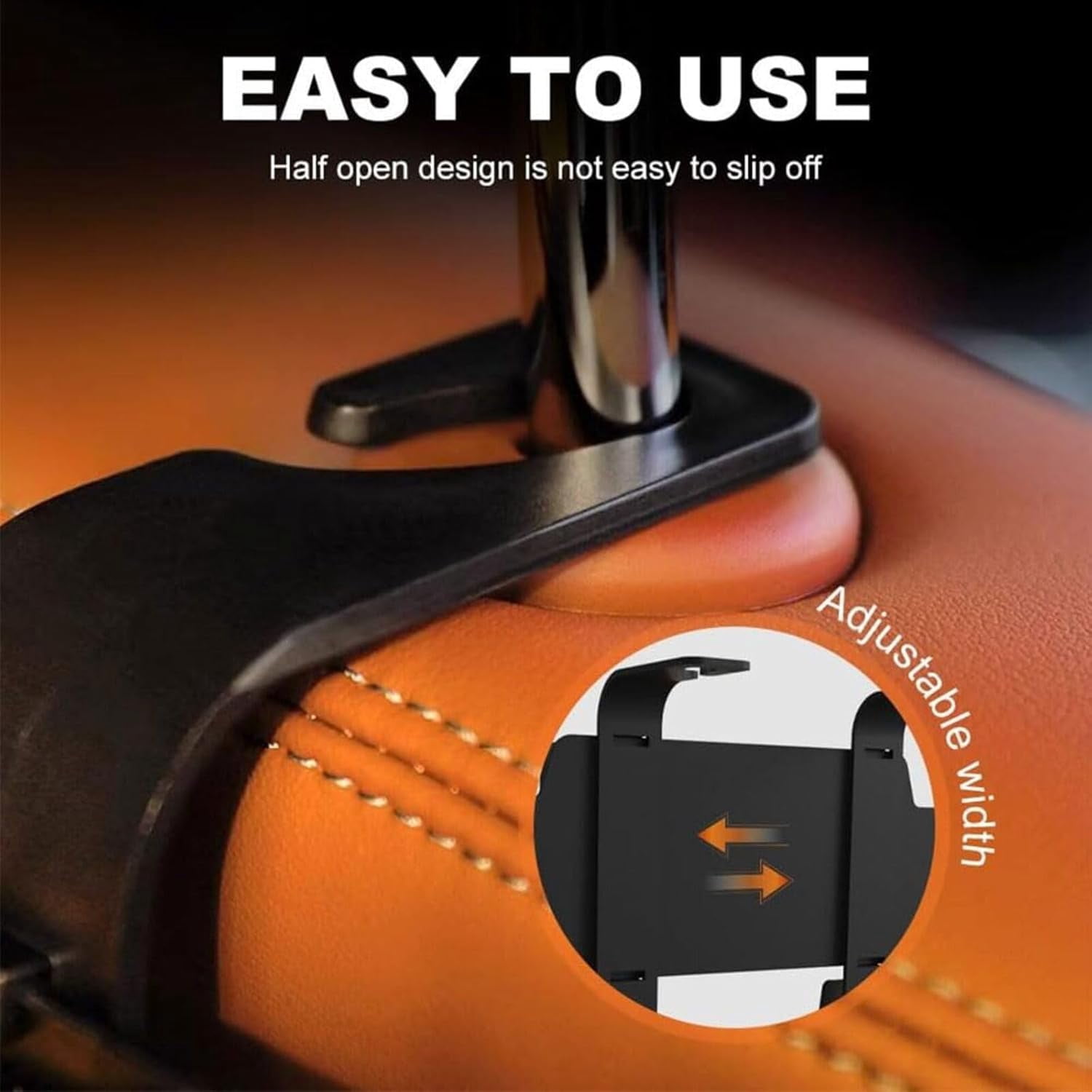 Car Organizers and Storage Box, 4 in 1 Multifunctional  Car Organizer and Storage Box Back Seat, Car Headrest Backseat Organizer for Hold Phone, Drinks, Handbag, Car Accessories