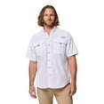thumbnail image 1 of Camisa de pesca Columbia PFG Bahama II de manga corta blanca para hombre, 1 of 6