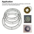 thumbnail image 7 of SENSETH Wire Wreath Frame 3pcs Round Rings for DIY Crafts & Home Decor, 7 of 7