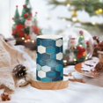 thumbnail image 2 of Yayeee Flameless Candles with Remote Flickering Battery Operated Multi Color Changing, Dark Blue Hexagon Patterns, 2 of 7
