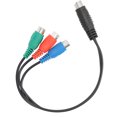 thumbnail image 4 of Sound Adapter Cable, Free Bending 0.9ft Plug And Play S Video 7 Pin Male To 3RCA Female Cable  For TV, 4 of 8