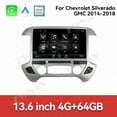 thumbnail image 3 of ZWNAV 13.6 inch car radio player for Chevrolet Silverado/GMC 2014-2018 Android head unit IPS touch screen car GPS navigation multimedia player, 3 of 12