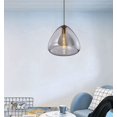 thumbnail image 2 of Lampara DE TECHO GRIS humo Iluminacion Luz Vic ventilador, 2 of 2