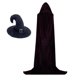 thumbnail image 5 of Conjunto de disfraz de bruja de Halloween, sombrero de bruja para adultos, disfraz, accesorio de fotografía 2 piezas, 5 of 9