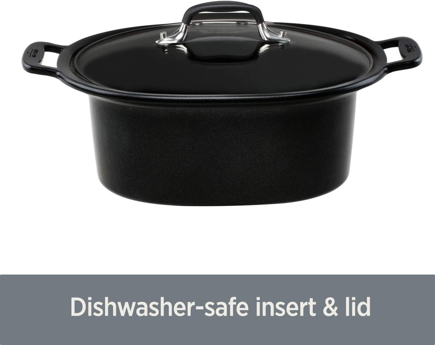 All-Clad Programmable Oval-Shaped Slow Cooker with Black Ceramic Inser –  daniellewalkerenterprises