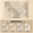 thumbnail image 3 of Pentantan 6'x9' Area Rugs for Living Room, Machine Washable Modern Stripe Neutral Rug, Non Slip Low Pile Waterproof Indoor Carpet for Bedroom Dining Room Office, Easy to Clean, Brown, 3 of 7