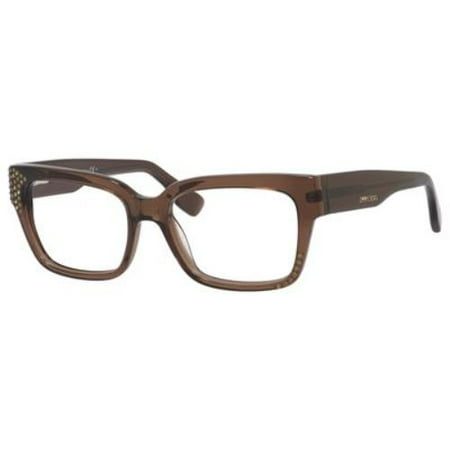 JIMMY CHOO Eyeglasses 135 03M0 Brown Transparent 52MM