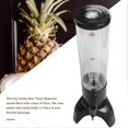thumbnail image 3 of 1.5L Beer Dispenser Tower Easy Clean Integrated Tap with Ice Tube and LED Light Clear Beverage Tower, 3 of 5
