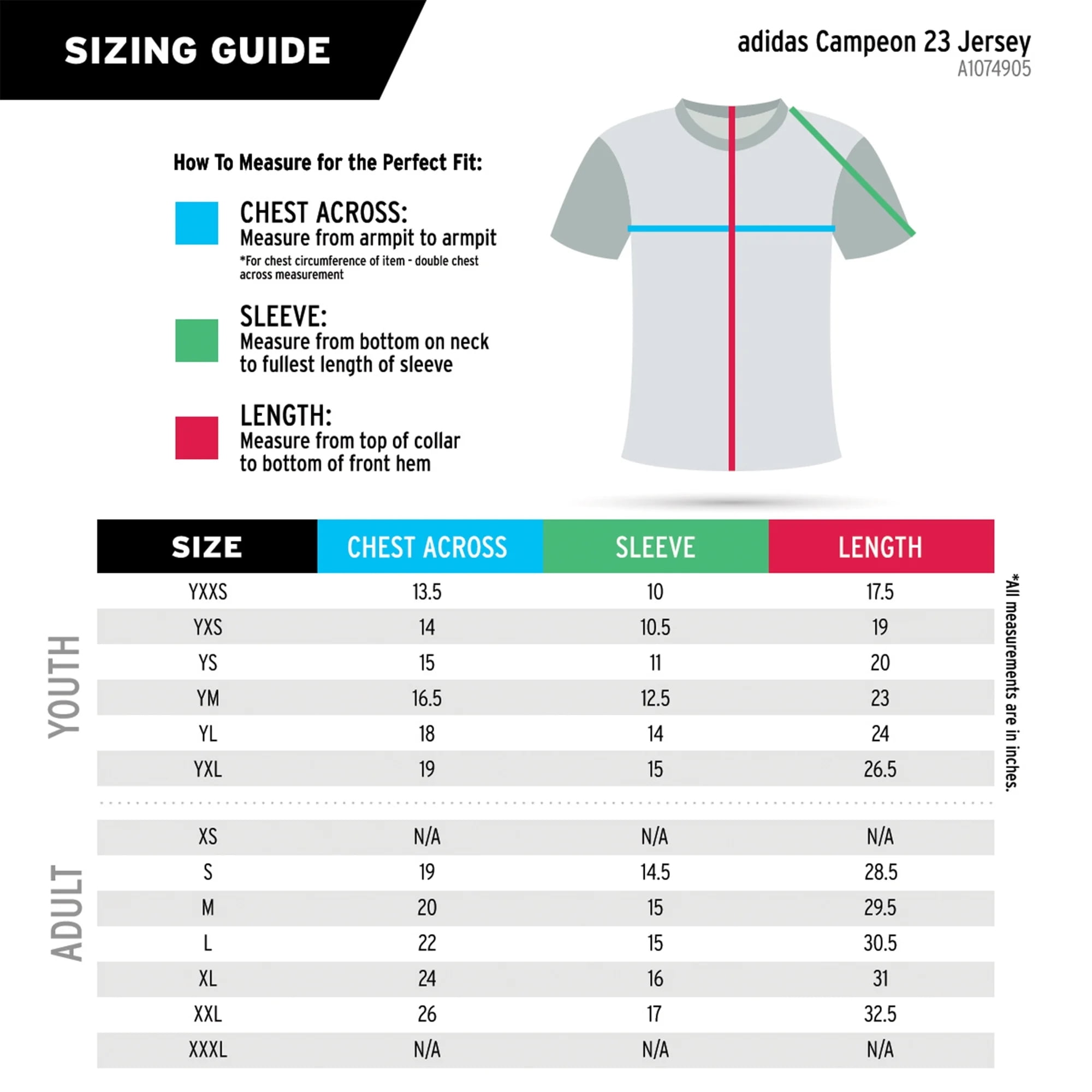 Adidas Campeon 23 Jersey blue  X- small