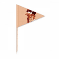 thumbnail image 1 of biscuits Chocolat Cure-Dent Triangle Toppers de Cupcake Drapeau, 1 of 3