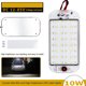 thumbnail image 3 of Lámpara de techo LED para interior de coche, luz de techo para caravana, lámpara de techo para caravana, autobús, barco, camión, con interruptor, 12 V-80 V, 24 V, 48/72 LED, 3 of 5
