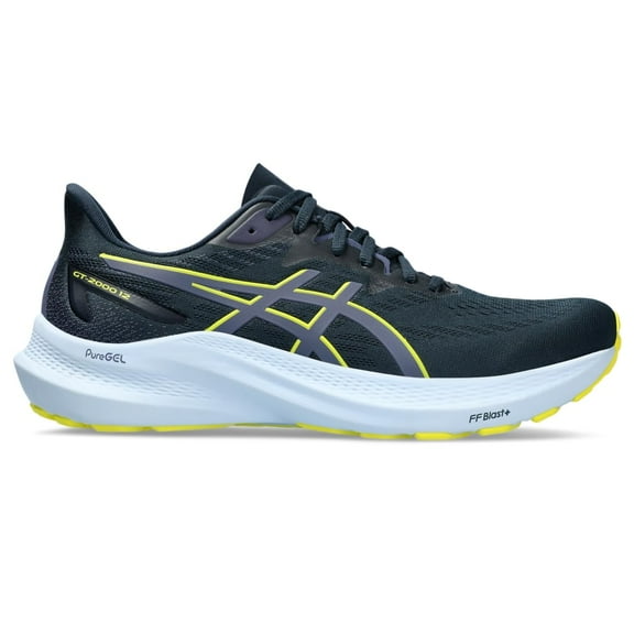 ASICS Men's GT-2000 12 Running Shoes, French Blue/Bright Yellow, US 11.5 D