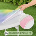 thumbnail image 5 of Dreamy Pastel Sky Round Fitted Tablecloth with Elastic Edge,Dining Table Cover Waterproof,Outdoor Round Tablecloth for Camping,Dining,Indoor and Outdoor, 5 of 7