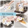 thumbnail image 2 of Yayeee 6 Pack Kitchen Dish Cloths Set for Washing Soft Drying Absorbent Microfiber Towels, Tropical Rhythm, 2 of 9