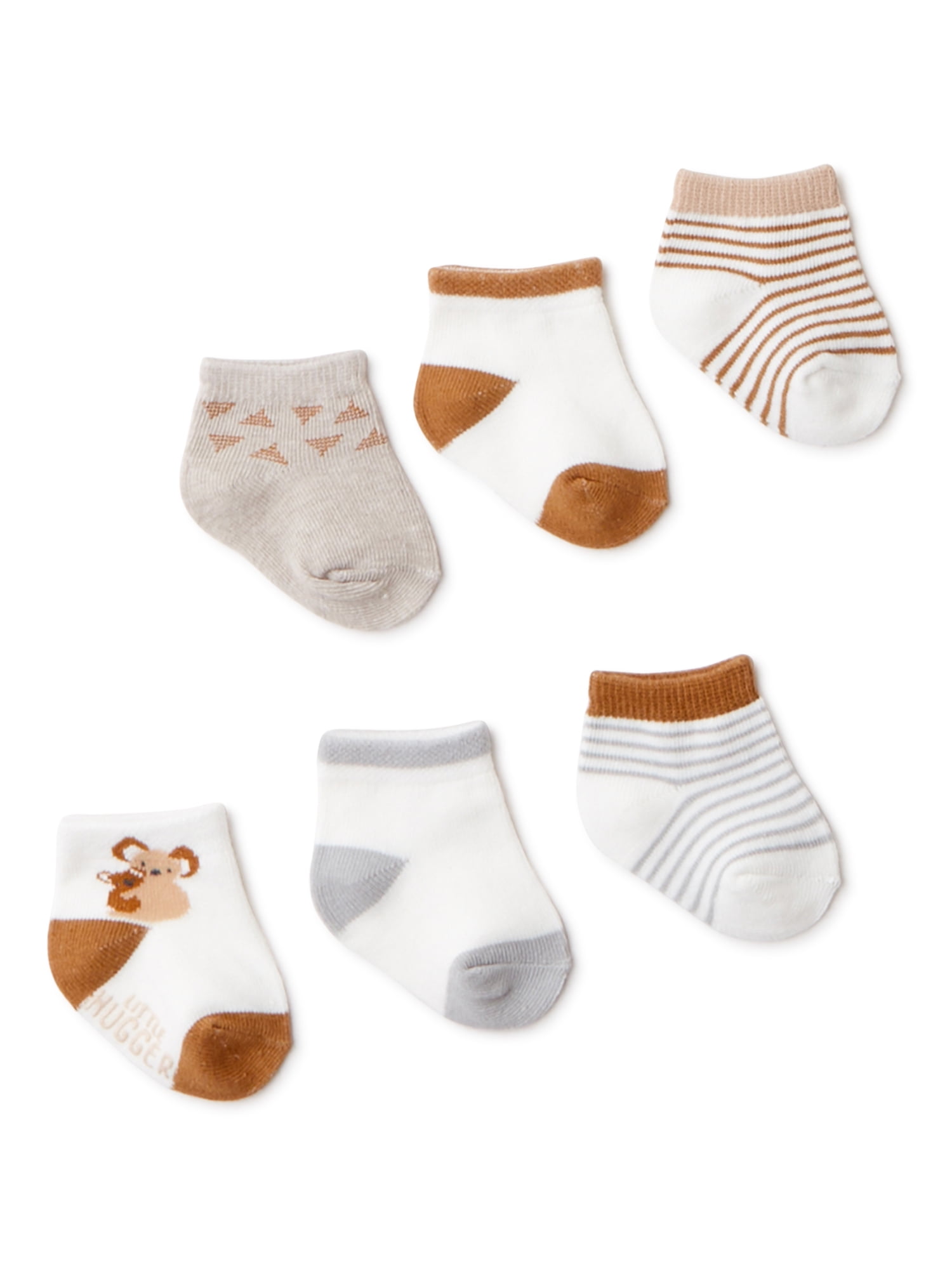 Carter's Child of Mine Baby Boys' Koala Ankle Socks, 6 Pack