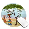 thumbnail image 2 of Disketp African Women In Mountain Landscape Small Mouse Pad 7.9x7.9 Inches,Washable Round Mousepad For Office Laptop Computer,Non-Slip Rubber Base Mouse Pads For Wireless Mouse, 2 of 9