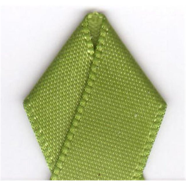 Papilion R074400160548100Y Ruban Satin Double Face 0.63 Po 100 Yards - Kiwi