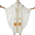 thumbnail image 1 of BLESSUME Church Catholic Priest Chasubles Vestments for Church Mass Vestments Robe With Stole, 1 of 6