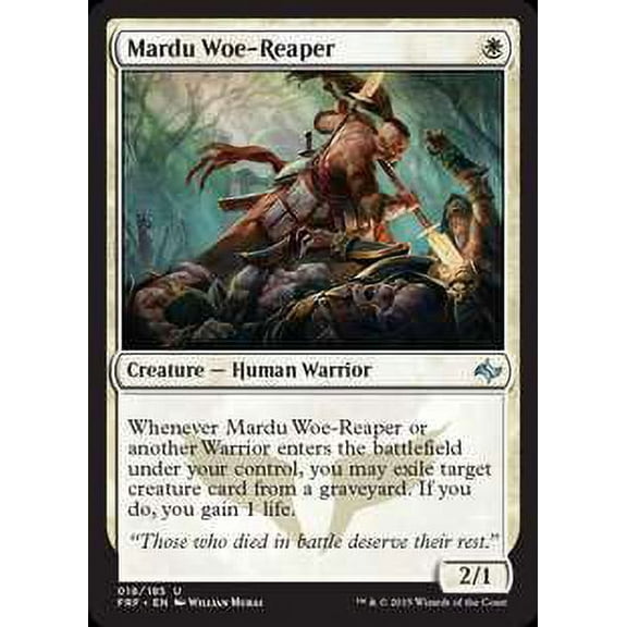 MtG Fate Reforged Uncommon Mardu Woe-Reaper (Foil) #18