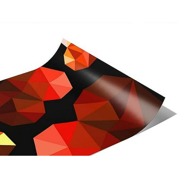 Rwraps Red Heart Ruby Offerings Gloss Vinyl Film Wrap 59in x 27ft Vinyl Vehicle Car Film Sheet Roll