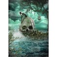 thumbnail image 1 of Cuadros Decorativos Kit de póster de mar de calaveras 5D de pintura de diamante de taladro redondo completo hecho a mano DIY Sywqhk Nuevos Originales, 1 of 9
