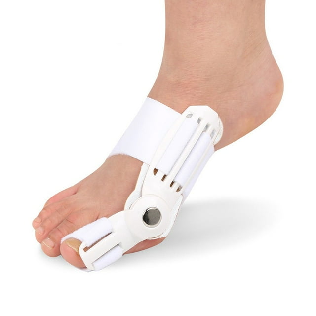 Fiudx Férula para Juanetes, Corrector de Versión Más Gruesa, Cómodo Diseño con Bisagras, Almohadilla de Gel Suave, Alivio Del Dolor, Uso En Casa para Dormir, Material Duradero y Fácil de Limpiar.