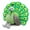 Green peafowl, variant on Peacock Plush Decor, Soft Stuffed Bird Doll for Sofa Bedroom Shelf Display