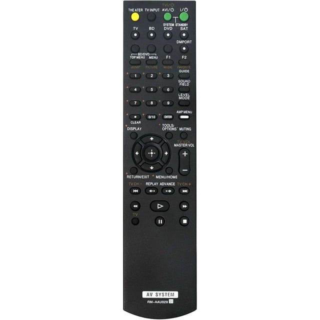 RM-AAU029 Télécommande de Remplacement Commander Compatible avec Sony Cinéma Maison HT-CT100 SA-WCT100