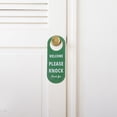 thumbnail image 4 of unbranded Señal De Privacidad En Cuero PU Verde Para Puerta Con Mensaje Profesional En Inglés, 4 of 8