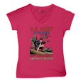 thumbnail image 5 of US Army 250 Anniversary Women's V-Neck T-shirt Military Veteran DD 214 Patriotic, 5 of 7