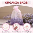 thumbnail image 3 of Organza Bag 3.5" x 5", Moon Star Mesh Bags Drawstring Gift Bags Party Favor Bag Jewelry Pouches Pink-Gold, 50Pcs, 3 of 6