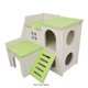 thumbnail image 3 of Casa De Hámster Casa De Hámster Nido de hámster, jaula de ardilla, cama de dormir para animales pequeños, casa de juegos (verde), 3 of 3