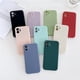 thumbnail image 2 of Funda de teléfono cuadrada de silicona ultrafina a prueba de golpes de lujo para iPhone 12 11 13 Pro Max XS X On iPhone XR7 8 Plus SE 2020 funda blanda Tan Jianjun unisex, 2 of 2