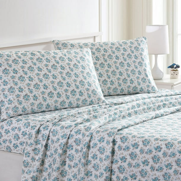 Juego de sábanas y fundas de almohada Modern Threads Forever Roses