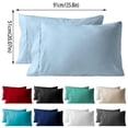 thumbnail image 3 of Cqxid Pillow Case Under $5 Set Of 2 Ultra Soft Pillowcases With Envelope Closure Standard 51*91cm, 3 of 7