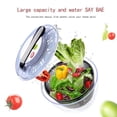 thumbnail image 2 of facefd Manual Salad Spinner Vegetable Dehydration Basket Kitchen Vegetable Washer, 2 of 8