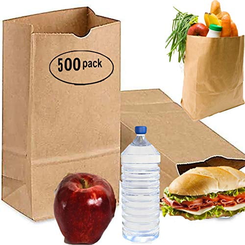 3 pound lunch bags 500 brown paper lunch bags 3 lb brown paper sacks lunch sandwich brown paper bags 3 Pound Lunch Bags, Party Bags HIgH QUALITY Pack of 500 brown lunch bags bulk brown