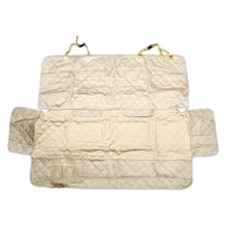 Unique Bargains 1 Pc Durable Car Seat Cover for Pet Lattice Style Khaki