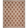 thumbnail image 3 of SAFAVIEH Cambridge Kyle Geometric Wool Area Rug, Dark Brown/Ivory, 9' x 12', 3 of 11