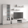 thumbnail image 2 of Soho 8 Modern Wall Unit Entertainment Center with 16 Color LED Lights, 2 of 5