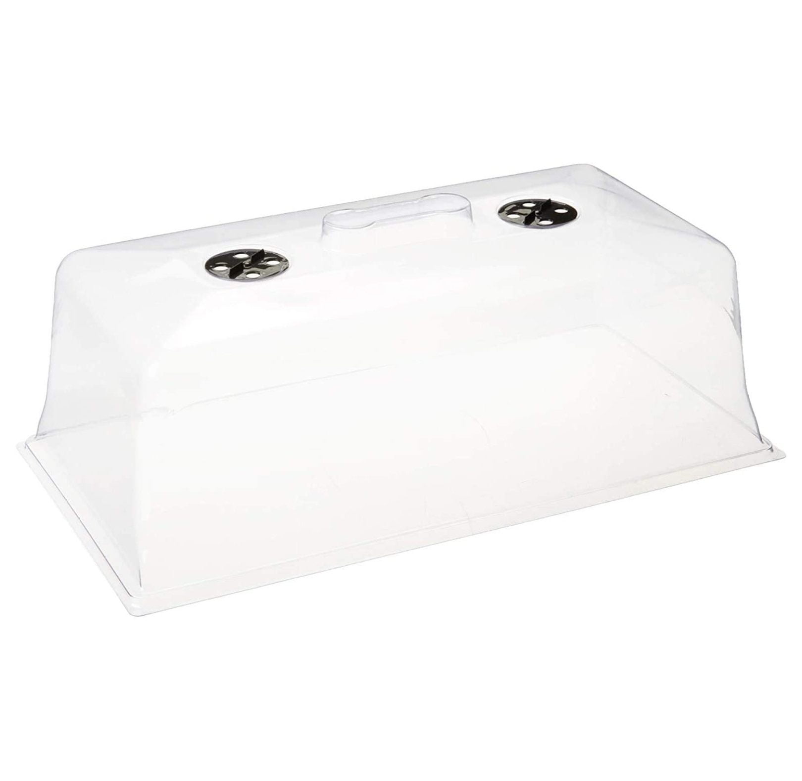 Plant Growing Trays (No Drain Holes) - 20" x 10" - Perfect Garden Seed Starter Grow or Drip Trays: for Seedlings, Indoor Gardening, Growing Microgreens, Wheatgrass (5 Trays and 5 Humidity Domes)