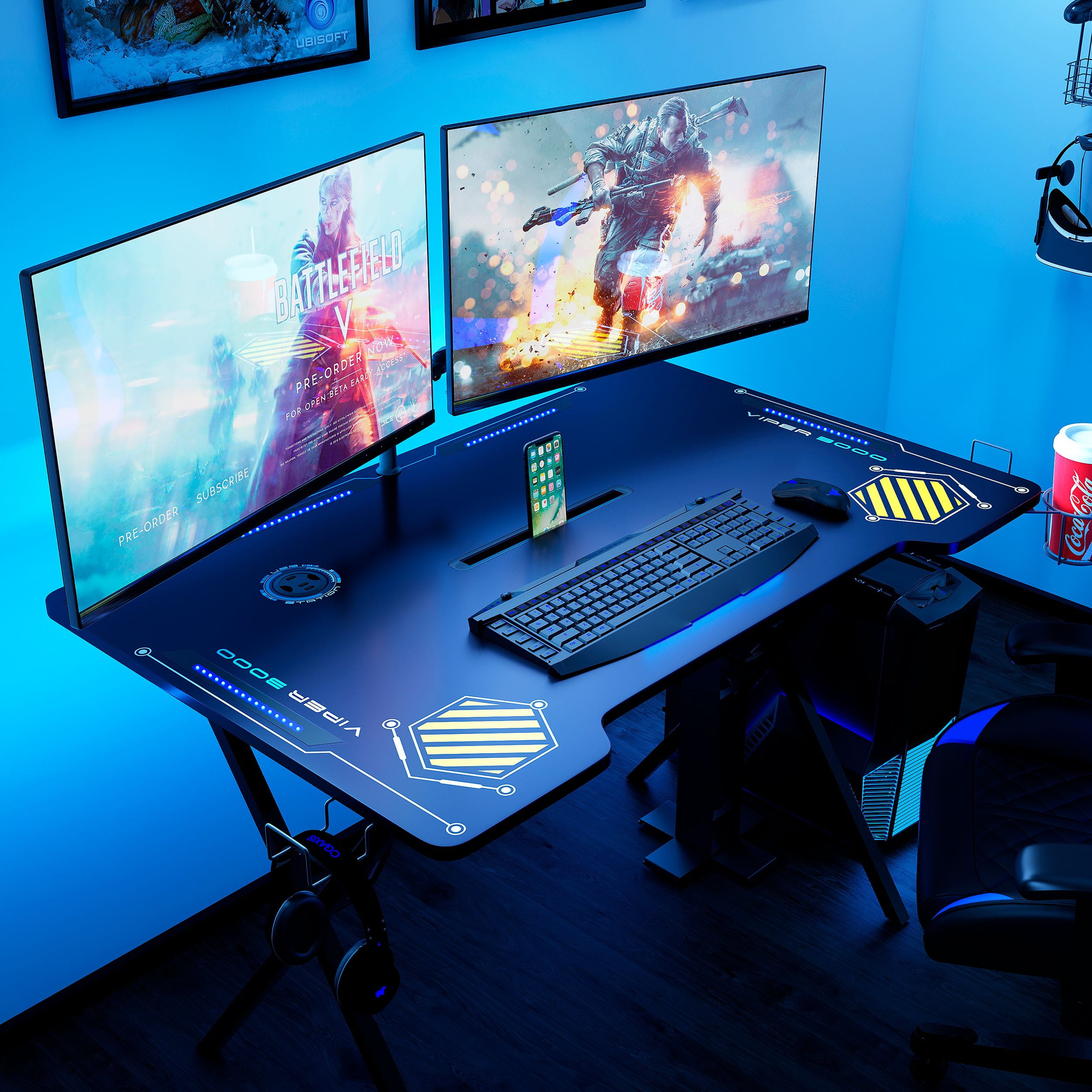 gaming desk lights