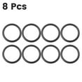 thumbnail image 3 of CENL 8Pcs Car Bumpers Quick Release Fasteners Replacement Rubber O-Rings Gaskets Black For Bumpers Trunks Hatch Lids, 3 of 11
