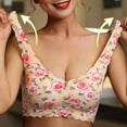 thumbnail image 2 of Full Coverage Bras for Women Plus-Size Print Unblemished With Ice Silk Floral Underwear Bra, 2 of 9