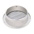 thumbnail image 4 of Stainless Steel Range Hood Vent Cover | Kitchen Exhaust Port Circular Cap | Rainwater & Grease Protection | Insect Screen Included | Easy Installation for Home Kitchen, 4 of 5