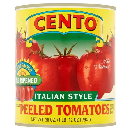 (6 Pack) Cento Peeled Tomatoes, Italian Style, 28 (Best Food Mill For Tomatoes)