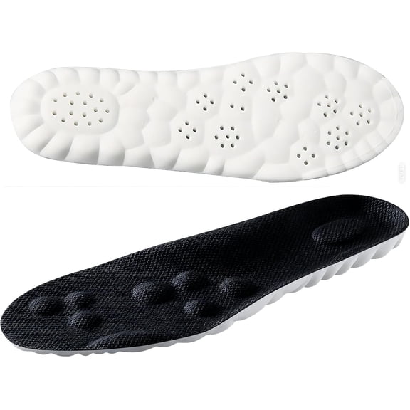2026 New Steppers Insoles for Men & Women - 4D Cloud Arch Support Shoe Insert, Plantar Fasciitis & Heel Pain Relief