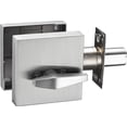 thumbnail image 3 of Berlin Modisch Contemporary Square Entry Lever Door Handle and Single Cylinder Deadbolt Locking Lever Handle Set [Front Door or Office] Right & Left, 3 of 5