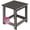 Brown Mixture-a:Square Table, variant on End Table Orange C:oval Double Layer Outdoor Indoor