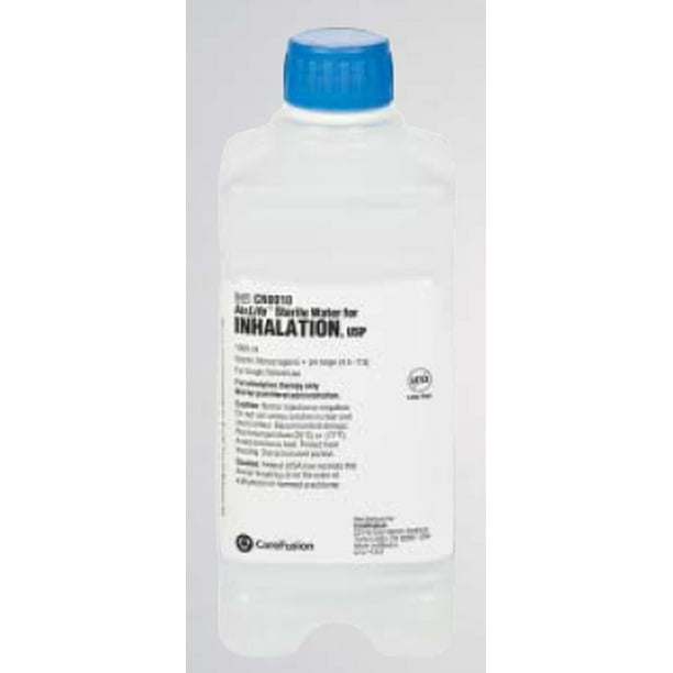 Airlife Respiratory Therapy Solution Sterile Water Inhalation Solution Bottle 1000 Ml Case Of 12 Walmart Com Walmart Com